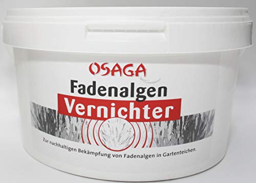 Osaga Fadenalgenvernichter für 90.000 Liter, Fadenalgen, Algenvernichter für Aquarien- und Teichwasser von Osaga