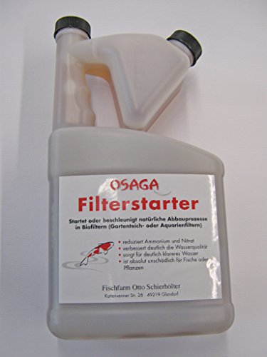Osaga Filterstarter für Biofilter in Gartenteichen und Aquarien für 50.000 l von Osaga