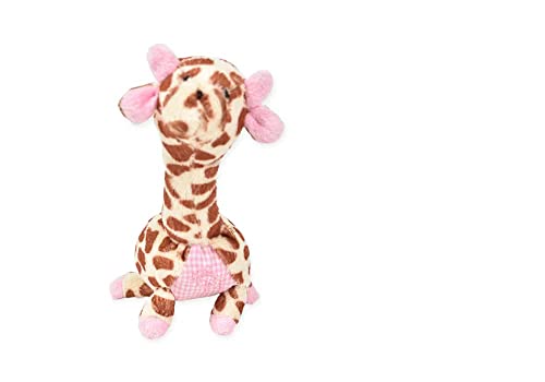 Oscar Newman Giraffe Safari Baby Pipsqueak Spielzeug, 7 Zoll Länge, Rosa von Oscar Newman