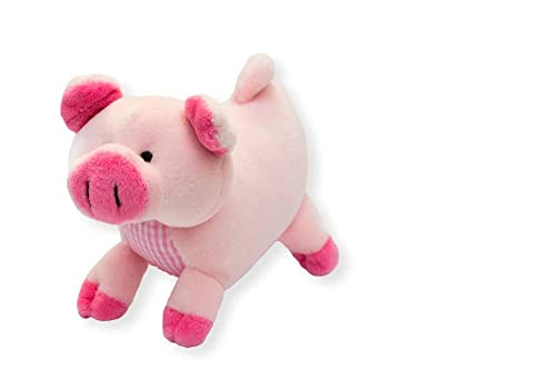 Oscar Newman Pig Farm Friends Pipsqueak-Spielzeug, 17,8 cm Länge, Rosa von Oscar Newman