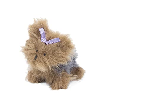 Oscar Newman Yorkshire Terrier Pipsqueak Spielzeug, 12,7 cm Länge, Grau und Hellbraun von Oscar Newman