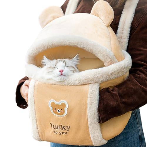 Kätzchen-Plüsch-Rucksack, warme Brusttasche, atmungsaktiv, für kleine Hunde, Kätzchen, Winter, Outdoor-Tragetasche, Reisebedarf, Rucksack, Haustierzubehör für Tragetasche Kätzchen-Plüsch-Rucksack, warme Brusttasche, atmungsaktiv, für kleine Hunde, Kätzchen, Winter, Outdoor-Tragetasche, Reisebedarf, Rucksack, Haustierzubehör für Tragetasche von Osdhezcn