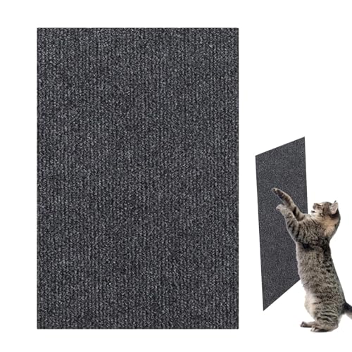 Kratzmatte Selbstklebend Katzen | Selbstklebend Kratzteppich Katze Wand | DIY Trimmbarer Teppich Matte Pad Katzenkratzbretter Katzenkratzmatte,Selbstklebender Schneidbarer Kratzteppich Katzen von Oseczmut