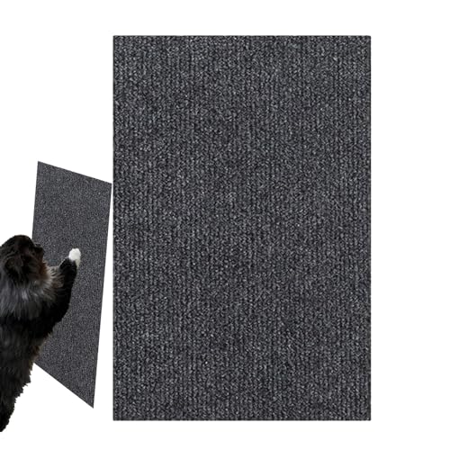 Kratzmatte Selbstklebend Katzen | Selbstklebend Kratzteppich Katze Wand | DIY Trimmbarer Teppich Matte Pad Katzenkratzbretter Katzenkratzmatte,Selbstklebender Schneidbarer Kratzteppich Katzen von Oseczmut