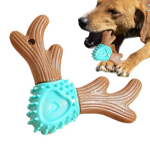 Oseczmut Beißspielzeug für Welpen, Kauspielzeug für Welpen, interaktives Quietschspielzeug für Hunde in Form von Hirschgeweih | Spielzeug für die Reinigung der Zähne, Anreicherungsspielzeug Oseczmut Beißspielzeug für Welpen, Kauspielzeug für Welpen, interaktives Quietschspielzeug für Hunde in Form von Hirschgeweih | Spielzeug für die Reinigung der Zähne, Anreicherungsspielzeug von Oseczmut