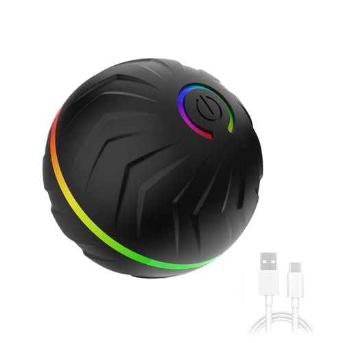 Oseczmut Interaktiver Ball für Hunde, interaktives Spielzeug in Bewegung für Hunde – automatischer Sprungball für Haustiere – wiederaufladbarer Ballwerfer über USB für Hunde, Spielzeug Oseczmut Interaktiver Ball für Hunde, interaktives Spielzeug in Bewegung für Hunde – automatischer Sprungball für Haustiere – wiederaufladbarer Ballwerfer über USB für Hunde, Spielzeug von Oseczmut
