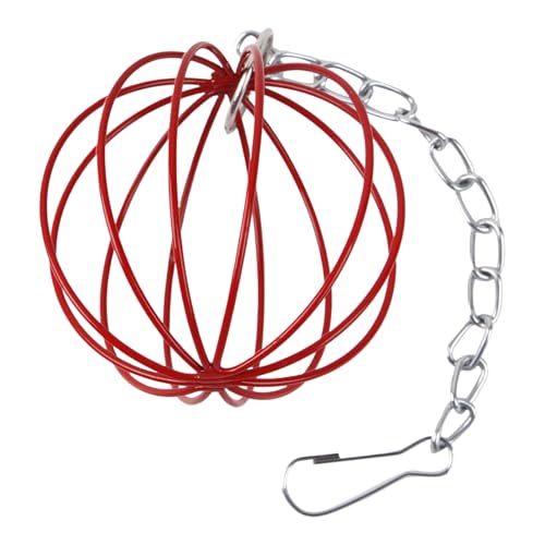 Oseczmut Kaninchen Heuhalter - Heuhalter für Kaninchenkäfig,Metall Gras Futterball Rack, Hängendes Käfigzubehör für Kleintiere wie Chinchilla und Hamster Oseczmut Kaninchen Heuhalter - Heuhalter für Kaninchenkäfig,Metall Gras Futterball Rack, Hängendes Käfigzubehör für Kleintiere wie Chinchilla und Hamster von Oseczmut