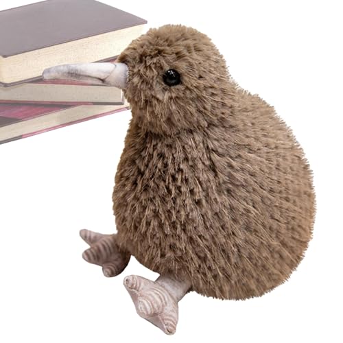 Oseczmut Kiwi-Plüschtier, Kiwi-Plüschtier, Kiwi-Plüschtier, Kiwi-Plüschtier, Kiwi Plüsch, niedliches Fell-Kiwi-Plüschtier, realistisches Simulationsvogelspielzeug für von Oseczmut