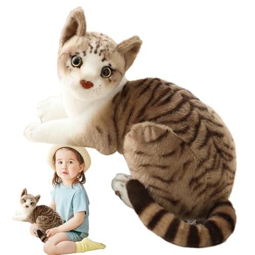 Oseczmut Plüschspielzeug für Katzen, Plüschspielzeug für Katzen – Plüschtiere mit Kissen aus Plüsch | niedliche Katze aus weichem Plüsch, kuscheliges Plüschspielzeug für Kleinkinder Oseczmut Plüschspielzeug für Katzen, Plüschspielzeug für Katzen – Plüschtiere mit Kissen aus Plüsch | niedliche Katze aus weichem Plüsch, kuscheliges Plüschspielzeug für Kleinkinder von Oseczmut