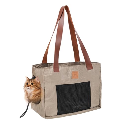 Oseczmut Transportbox für Katzen, Reise-Transporttasche für Haustiere, Reisetasche für Hunde, tragbare Reisetasche für Haustiere, atmungsaktives Netzgewebe, von Oseczmut