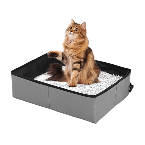 Oseczmut Travel Litter Box - Tragbarer Katzenstreutransporter | Kompaktes Und Auslaufsicheres Katzenklo Für Reisen Auto Camping Hotelaufenthalte Kätzchen Einfache Autofahrt Oseczmut Travel Litter Box - Tragbarer Katzenstreutransporter | Kompaktes Und Auslaufsicheres Katzenklo Für Reisen Auto Camping Hotelaufenthalte Kätzchen Einfache Autofahrt von Oseczmut