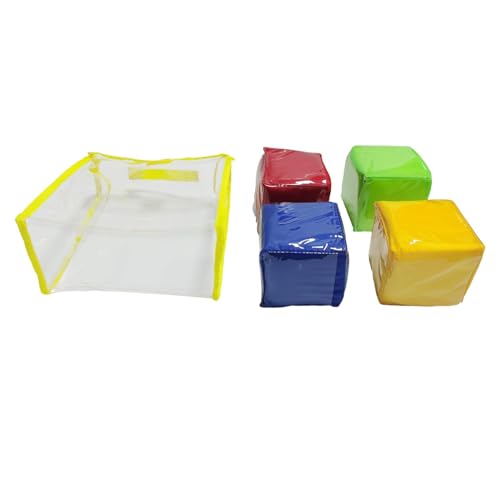 Oshhni 4 Stück Spielwürfel, Taschenwürfel-Sammlung, Rollenspiel-Wörter, Lernwürfel, pädagogisch wertvoll für den Kindergartenunterricht Oshhni 4 Stück Spielwürfel, Taschenwürfel-Sammlung, Rollenspiel-Wörter, Lernwürfel, pädagogisch wertvoll für den Kindergartenunterricht von Oshhni