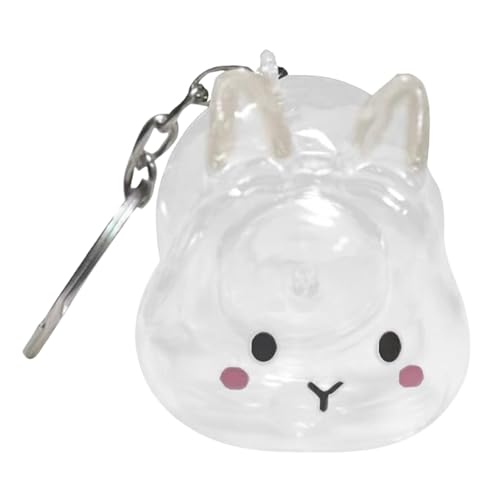 Oshhni Aufbewahrungsbox für Kaninchenhaare, Taschenanhänger, transparente Haustier-Gedenkgeschenke in Kaninchenform, süßer Schlüsselanhänger, Tierhaarhalter, Braunohrkaninchen Oshhni Aufbewahrungsbox für Kaninchenhaare, Taschenanhänger, transparente Haustier-Gedenkgeschenke in Kaninchenform, süßer Schlüsselanhänger, Tierhaarhalter, Braunohrkaninchen von Oshhni