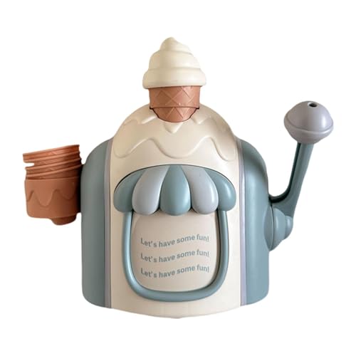 Oshhni Badespielzeug aus Eisschaum, Badewannenspielzeug, Seifenblasen-Kuchenspielset für Kinder im Alter von 4–8 Jahren, Blau von Oshhni