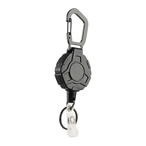 Oshhni Einziehbarer Schlüsselanhänger-Abzeichenrollenhalter, multifunktional, leicht, mit 23,62 Zoll Stahlkordel-Schlüsselring für den täglichen Gebrauch Oshhni Einziehbarer Schlüsselanhänger-Abzeichenrollenhalter, multifunktional, leicht, mit 23,62 Zoll Stahlkordel-Schlüsselring für den täglichen Gebrauch von Oshhni