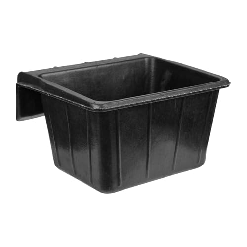 Oshhni Futtereimer aus Gummi für Pferde, Futterbehälter, Zaun, Futtereimer für Stall, Viehtränke für Enten, Vieh, Ziegen von Oshhni