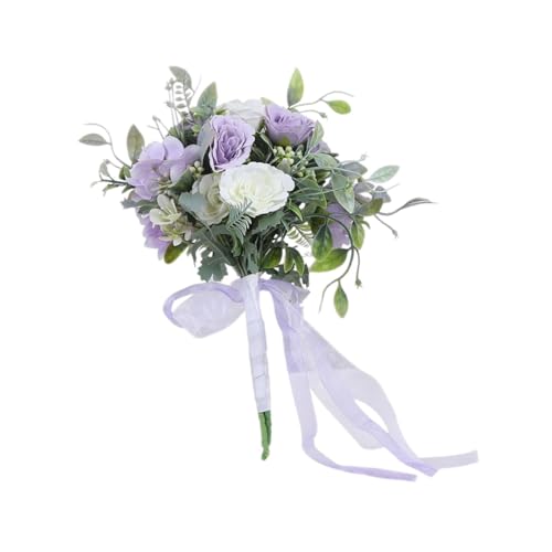 Oshhni Hochzeitsbouquet Werfen Blumenstrauß für Jubiläumsdekoration Hochzeitshäuser Dekoration Oshhni Hochzeitsbouquet Werfen Blumenstrauß für Jubiläumsdekoration Hochzeitshäuser Dekoration von Oshhni