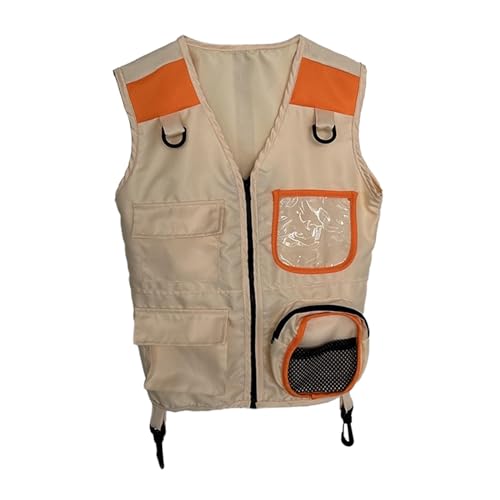 Oshhni Kinder-Explorer-Weste-Outfit, Rollenspiel, Cosplay, Rollenspiel, Weste, verkleiden für Wandern, Kinder, Angeln, Kleinkinder, Kinder, Orange Oshhni Kinder-Explorer-Weste-Outfit, Rollenspiel, Cosplay, Rollenspiel, Weste, verkleiden für Wandern, Kinder, Angeln, Kleinkinder, Kinder, Orange von Oshhni