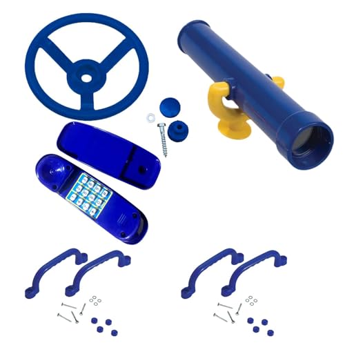 Oshhni Kinderspielplatz-Lenkrad-Spielzeug, Outdoor-Ausrüstung, kreatives Spielset-Zubehör, Spielzeug-Telefon-Zubehör für Mädchen und Jungen, BLAU Oshhni Kinderspielplatz-Lenkrad-Spielzeug, Outdoor-Ausrüstung, kreatives Spielset-Zubehör, Spielzeug-Telefon-Zubehör für Mädchen und Jungen, BLAU von Oshhni