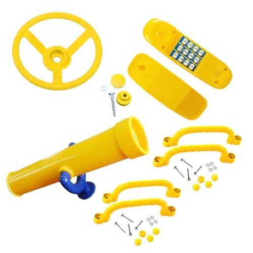 Oshhni Kinderspielplatz-Lenkrad-Spielzeug, Outdoor-Ausrüstung, kreatives Spielset-Zubehör, Spielzeug-Telefon-Zubehör für Mädchen und Jungen, GELB Oshhni Kinderspielplatz-Lenkrad-Spielzeug, Outdoor-Ausrüstung, kreatives Spielset-Zubehör, Spielzeug-Telefon-Zubehör für Mädchen und Jungen, GELB von Oshhni