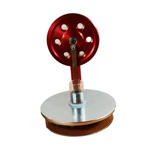 Oshhni Niedertemperatur-Stirnmotor-Motormodell, Wärme-/Dampf-Bildungs-DIY-Kit, Rot Oshhni Niedertemperatur-Stirnmotor-Motormodell, Wärme-/Dampf-Bildungs-DIY-Kit, Rot von Oshhni