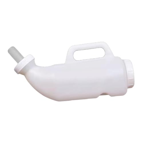 Oshhni Pflegeflasche mit Brustwarze 2 l Fütterungsflasche Milchfütterung Lamm Flaschenhalter für Ziegenkälber Pferd Haustiere kleine Tiere von Oshhni