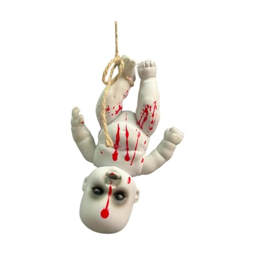 Oshhni Spukpuppe, Gruselige Puppen, Hängendes Schreckens-Terror-Dekorationsspielzeug, Halloween, Gruselige Puppe für Halloween-Dekoration, Requisite für, Junge Klein Oshhni Spukpuppe, Gruselige Puppen, Hängendes Schreckens-Terror-Dekorationsspielzeug, Halloween, Gruselige Puppe für Halloween-Dekoration, Requisite für, Junge Klein von Oshhni