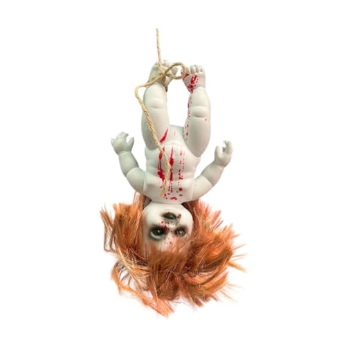 Oshhni Spukpuppe, Gruselige Puppen, Hängendes Schreckens-Terror-Dekorationsspielzeug, Halloween, Gruselige Puppe für Halloween-Dekoration, Requisite für, Mädchen Groß Oshhni Spukpuppe, Gruselige Puppen, Hängendes Schreckens-Terror-Dekorationsspielzeug, Halloween, Gruselige Puppe für Halloween-Dekoration, Requisite für, Mädchen Groß von Oshhni