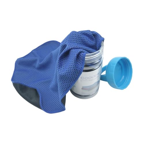 Oshhni Trainingshandtuch, kühlendes Handtuch für Hals und Gesicht, schnell kühlendes Handtuch für den Außenbereich, BLAU Oshhni Trainingshandtuch, kühlendes Handtuch für Hals und Gesicht, schnell kühlendes Handtuch für den Außenbereich, BLAU von Oshhni