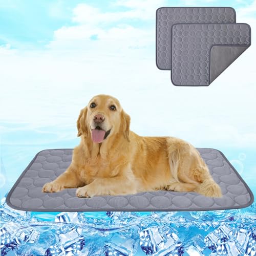 Oslueidy 2PCS Hunde Kühlmatte Sommer,Selbstkühlende Matte Hunde Katzen Hundematten rutschfest Kühlmatte Hunde Waschbar Weich Haustiermatte für Hunde kleine mittlere große Oslueidy 2PCS Hunde Kühlmatte Sommer,Selbstkühlende Matte Hunde Katzen Hundematten rutschfest Kühlmatte Hunde Waschbar Weich Haustiermatte für Hunde kleine mittlere große von Oslueidy