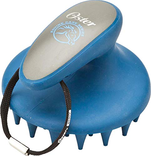 Oster Gumminoppenstriegel grob, blau Oster Gumminoppenstriegel grob, blau von Oster
