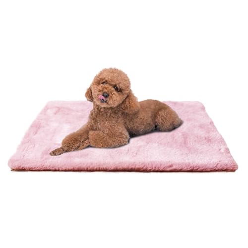 Ostlttyn Hundebett kleine Hunde - 61x45cm Hundekissen Flauschig Hundematte Waschbar Hundematratze Für Fleine Hunde rutschfeste Unterseite, Pink Ostlttyn Hundebett kleine Hunde - 61x45cm Hundekissen Flauschig Hundematte Waschbar Hundematratze Für Fleine Hunde rutschfeste Unterseite, Pink von Ostlttyn