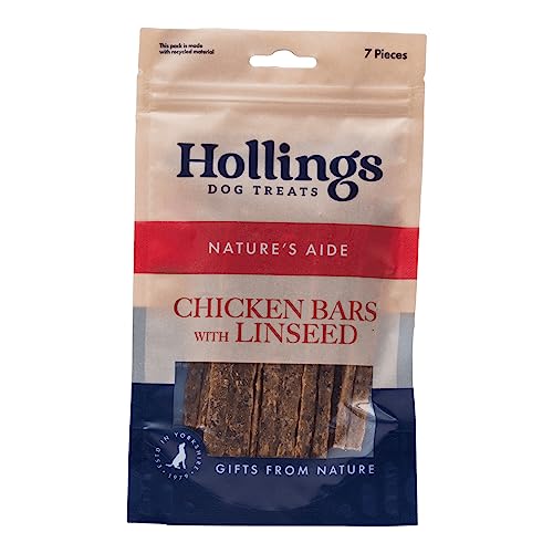 Other Hollings Hühner- und Leinsamenriegel, transparent, 7 Stück von Hollings