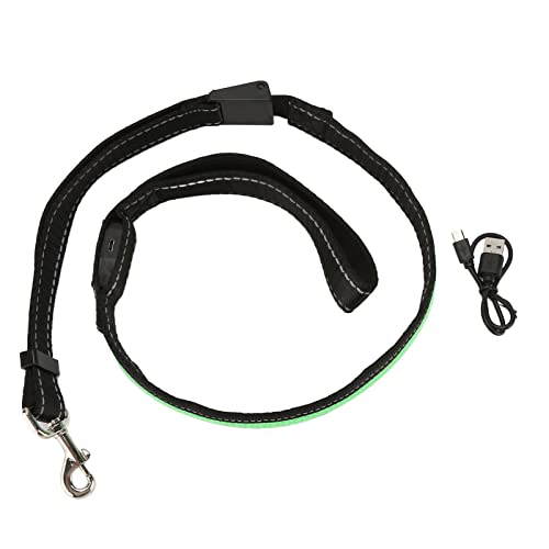 Hundeleine – Hundetrainingsleine – hochdichtes Polyester – mit wiederaufladbarem USB-Akku – verstellbar und sicher – mit stabilem Metallclip – für Spaziergänge mit kleinen, (A) von Otufan