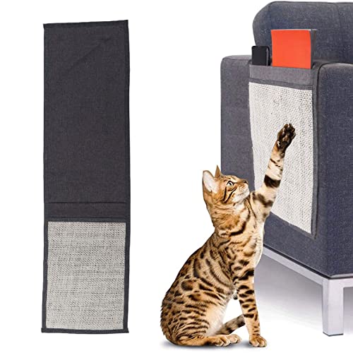 Otufan Katzenkratzmatte, Sofa, Sisal, Kratzfest, Katzen-Couch-Schutz, Katzenkratzunterlage für den Innenbereich (S) von Otufan