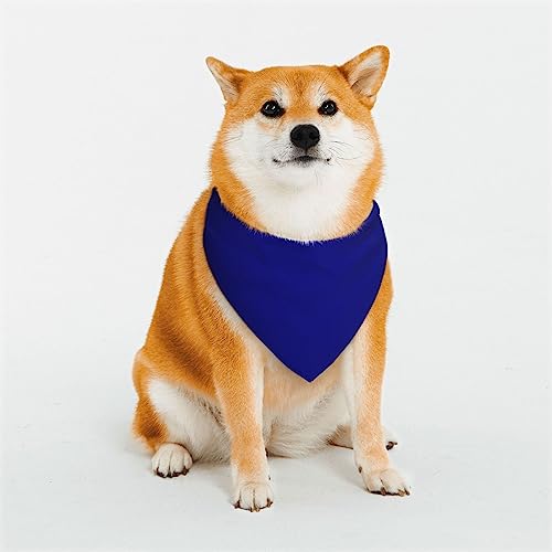 Marineblaue Hundehalstücher, dreieckiger wendbarer Haustierschal für Jungen und Mädchen, Halstuch für kleine, mittelgroße und extra große Hunde Marineblaue Hundehalstücher, dreieckiger wendbarer Haustierschal für Jungen und Mädchen, Halstuch für kleine, mittelgroße und extra große Hunde von Oudrspo