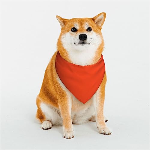 Orangefarbene Hundehalstücher, dreieckiger wendbarer Haustierschal für Jungen und Mädchen, Halstuch für kleine, mittelgroße und extra große Hunde Orangefarbene Hundehalstücher, dreieckiger wendbarer Haustierschal für Jungen und Mädchen, Halstuch für kleine, mittelgroße und extra große Hunde von Oudrspo