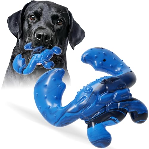 Ouilter Hundespielzeug für aggressive Kauer, Hundespielzeug für mittelgroße und große Hunde, robustes Nylon-Kauspielzeug mit Speckgeschmack, Kauspielzeug für aggressive Kauer, Blau Ouilter Hundespielzeug für aggressive Kauer, Hundespielzeug für mittelgroße und große Hunde, robustes Nylon-Kauspielzeug mit Speckgeschmack, Kauspielzeug für aggressive Kauer, Blau von Ouilter