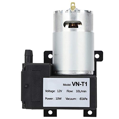 Oumefar Ölfreie Mini-Vakuumpumpe VN-T1-81KPa Laborbedarf aus Aluminiumguss Unterstützt den elektrischen Antriebsmodus für mechanische Teile(309 g) von Oumefar