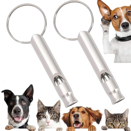 Hundepfeifen für Rückruf, Hundepfeife, Schlüsselanhänger, Hundetrainingspfeife für Rückruf, Hundetraining für Rückruf, Hundepfeife zum Stoppen des Bellens, Hundetrainingspfeife, Hundepfeife für von Oumun