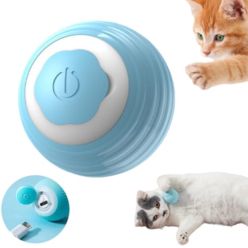 Intelligentes Katzenspielzeug, interaktives Katzenspielzeug, Ball für Katzen und Hunde, interaktives automatisches Rollen mit LED-Lichtern, intelligentes Katzenspielzeug, selbstrollender Ball, Intelligentes Katzenspielzeug, interaktives Katzenspielzeug, Ball für Katzen und Hunde, interaktives automatisches Rollen mit LED-Lichtern, intelligentes Katzenspielzeug, selbstrollender Ball, von Oumun