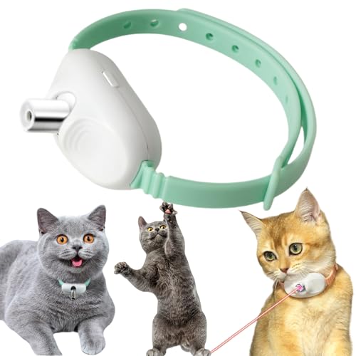 Katzenhalsband-Zeiger-Spielzeug, Katzenhalsband, rotes Punkt-Spielzeug für Indoor-Katzen, wiederaufladbares Zeigerhalsband für Katzen, tragbares Katzenhalsband, Katzenjagd-Spielzeug, Katzenhalsband-Zeiger-Spielzeug, Katzenhalsband, rotes Punkt-Spielzeug für Indoor-Katzen, wiederaufladbares Zeigerhalsband für Katzen, tragbares Katzenhalsband, Katzenjagd-Spielzeug, von Oumun