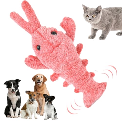 Oumun Interaktives Hundespielzeug, interaktives Hundespielzeug, Spielzeug für Hunde, Katzenhummer, interaktives Plüschspielzeug, springendes bewegliches Hundespielzeug, elektrisches Hundespielzeug mit Oumun Interaktives Hundespielzeug, interaktives Hundespielzeug, Spielzeug für Hunde, Katzenhummer, interaktives Plüschspielzeug, springendes bewegliches Hundespielzeug, elektrisches Hundespielzeug mit von Oumun