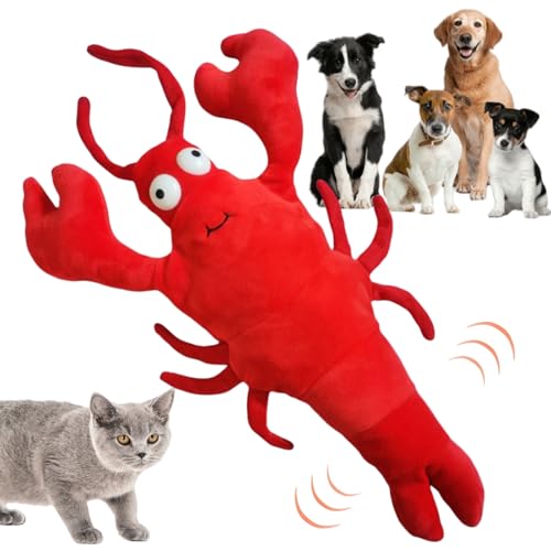 Oumun Interaktives Hundespielzeug, interaktives Hundespielzeug, Spielzeug für Hunde, Katzenhummer, interaktives Plüschspielzeug, springendes bewegliches Hundespielzeug, elektrisches Hundespielzeug mit Oumun Interaktives Hundespielzeug, interaktives Hundespielzeug, Spielzeug für Hunde, Katzenhummer, interaktives Plüschspielzeug, springendes bewegliches Hundespielzeug, elektrisches Hundespielzeug mit von Oumun