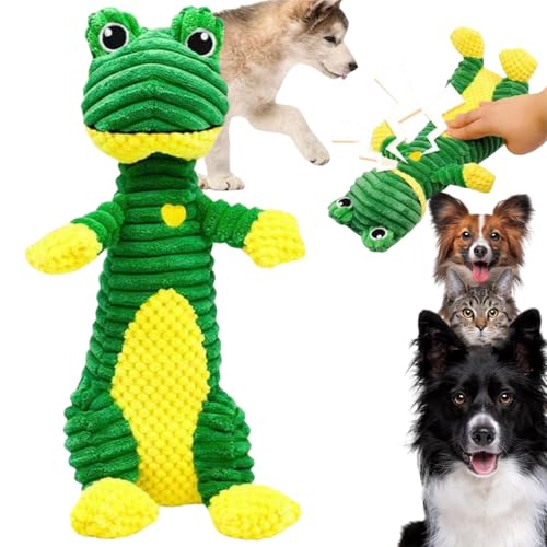 Unzerstörbares Kauspielzeug für Hunde, unzerstörbar, quietschend, weiches Hundespielzeug, interaktives Frosch-Plüsch-Hundespielzeug, langlebiges Kauspielzeug, Plüschspielzeug, weiches Hundespielzeug, Unzerstörbares Kauspielzeug für Hunde, unzerstörbar, quietschend, weiches Hundespielzeug, interaktives Frosch-Plüsch-Hundespielzeug, langlebiges Kauspielzeug, Plüschspielzeug, weiches Hundespielzeug, von Oumun