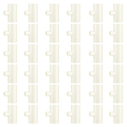 36 Stück Hühnertränke, PVC-T-Armaturen, vollautomatische Geflügel-Bewässerung, PVC-T-Armaturen für Hühnertränke, Nippel, Tassen, Futterspender, Geflügel, Wassertrinker von Oungy