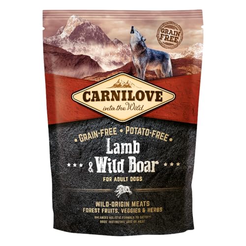 Carnilove Trockenfutter für ausgewachsene Hunde, mit Lamm und Wildschwein, 1,5 kg Carnilove Trockenfutter für ausgewachsene Hunde, mit Lamm und Wildschwein, 1,5 kg von Our Pet Village