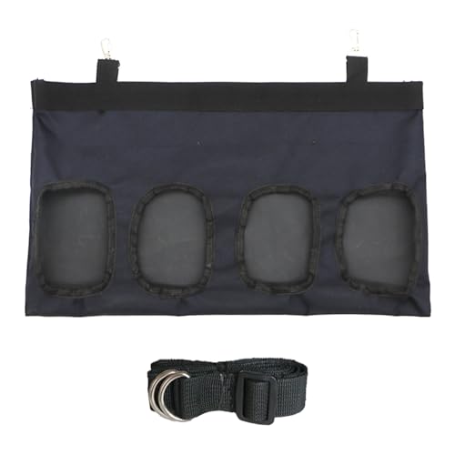 Oushebck 1 Stück Heu-Futtersack Für Kaninchen Und 1 Stück Einstellgurt, Heu-Futterspender Für Kaninchen, Hängender Futter-Heusack Mit 2/4 Löchern Für Kleintiere, Häschen, Hamster, Meerschweinchen (L) Oushebck 1 Stück Heu-Futtersack Für Kaninchen Und 1 Stück Einstellgurt, Heu-Futterspender Für Kaninchen, Hängender Futter-Heusack Mit 2/4 Löchern Für Kleintiere, Häschen, Hamster, Meerschweinchen (L) von Oushebck