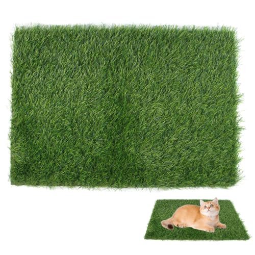Oushebck 60 X 100cm Kunstrasen Hundeklo, Kunstrasen Outdoor Hundeklo, Künstlicher Grasteppich, Haustier Training Pee Pads, Wiederverwendbare Hunde Rasenteppich Für Für Balkon, Terrasse von Oushebck