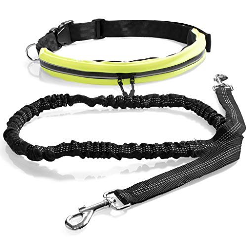 Out Paws Reflektierende und einziehbare Leine und Laufgürtel, stoßdämpfende Leine, Verstellbarer Hüftgurt Out Paws Reflektierende und einziehbare Leine und Laufgürtel, stoßdämpfende Leine, Verstellbarer Hüftgurt von Out Paws